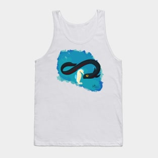 Seahorse Aziraphale and Eel Crowley Tank Top